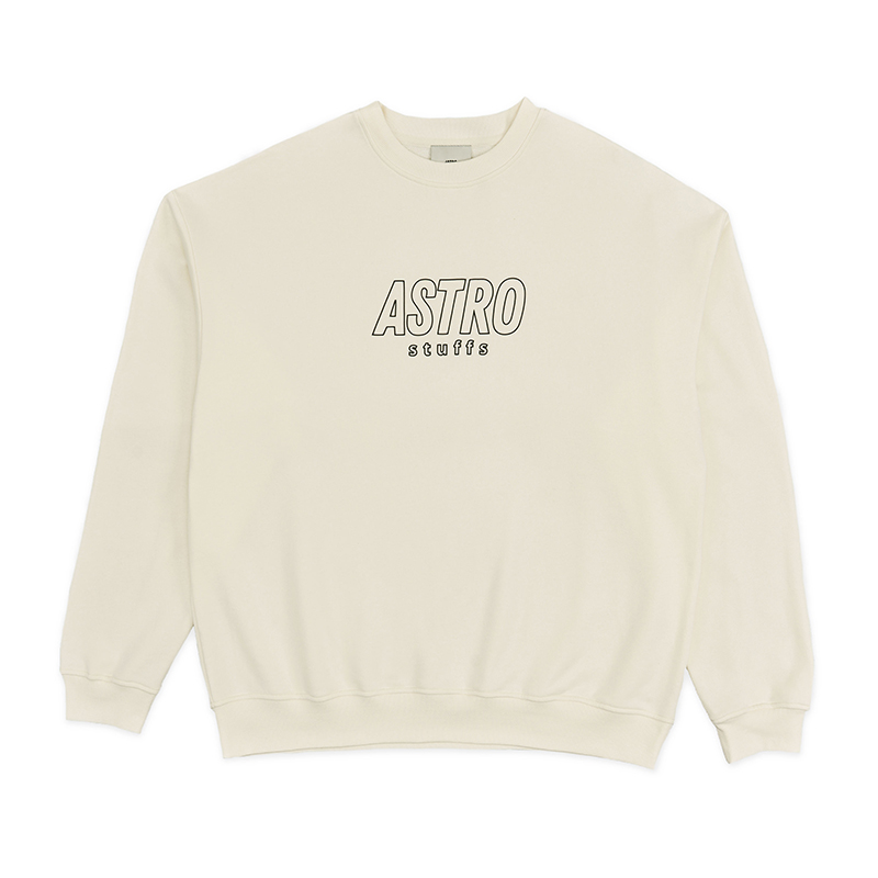 outline logo sweatshirt